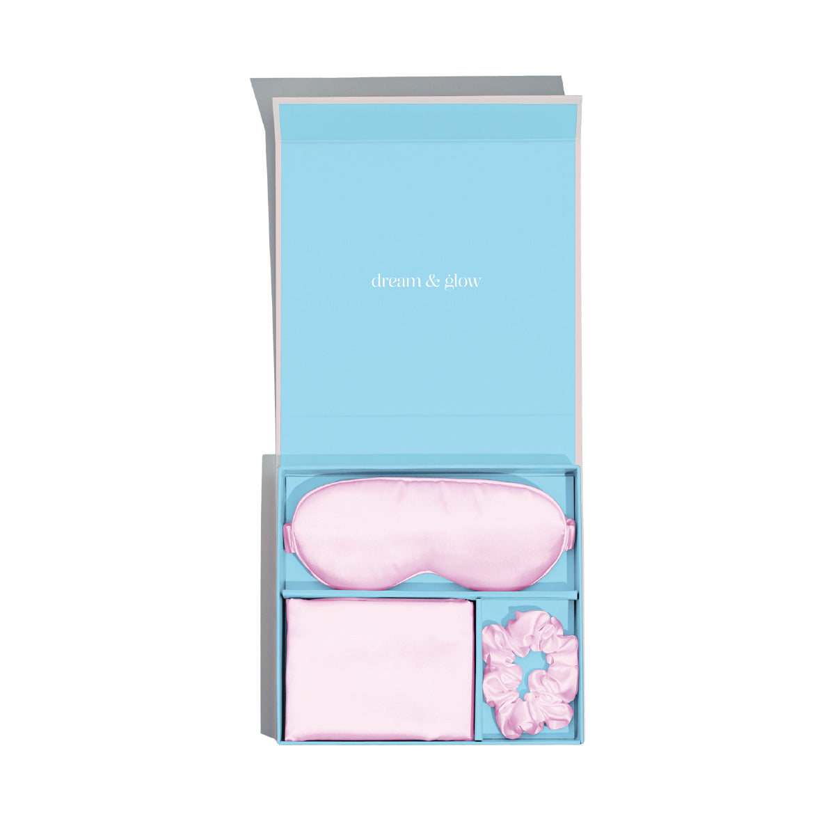 Silver Cloud Pink Satin Gift Set with Silver Ions