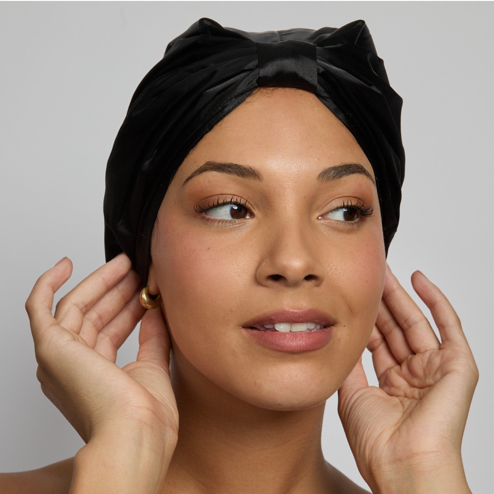 Silver Cloud Hair Wraps Infused with Silver Ions - Black