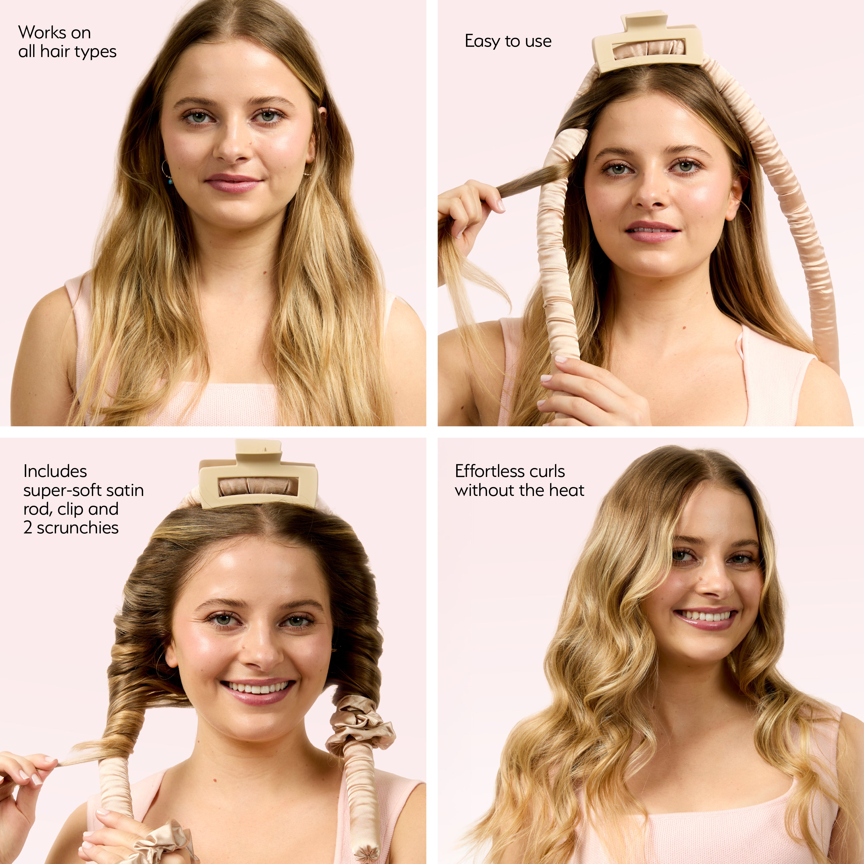 Caramel Heatless Curler Set