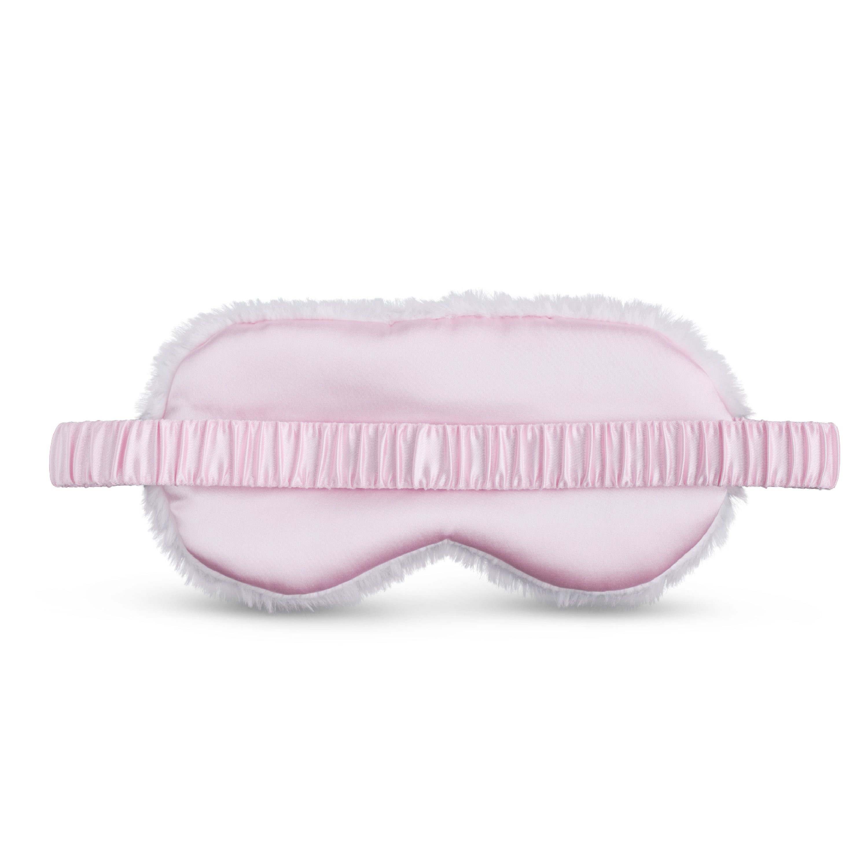 Silver Cloud Fluffy Sleep Mask Infused with Silver Ions – Pink