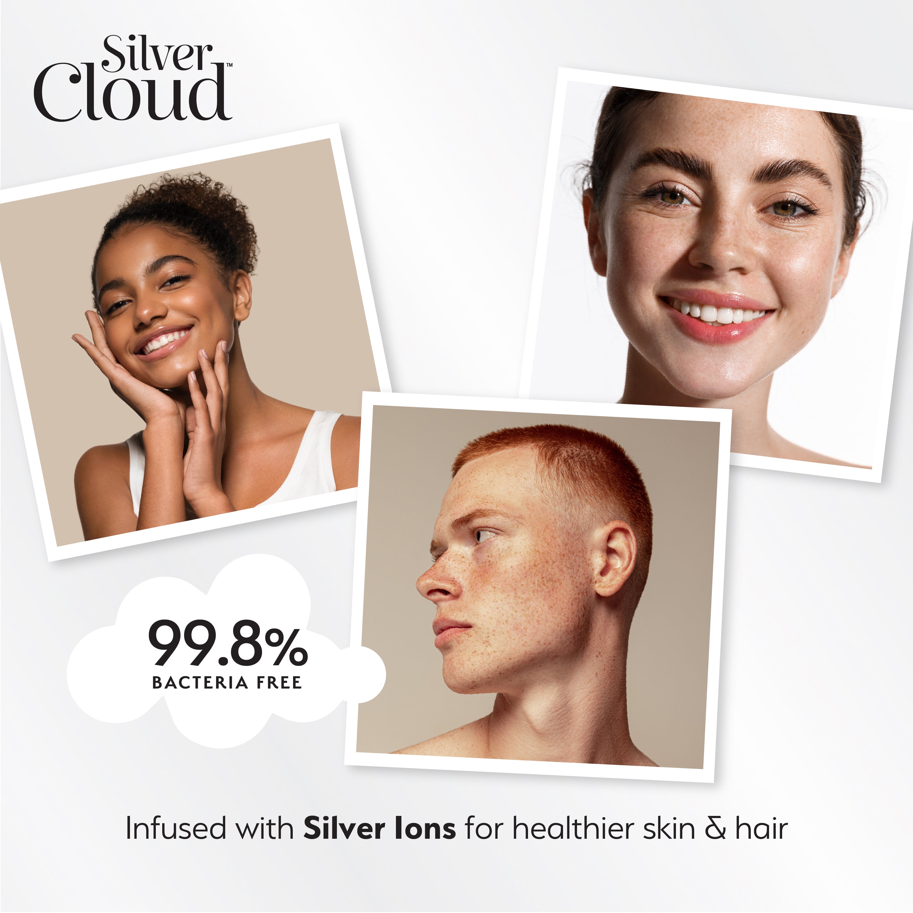 Silver Cloud Fluffy Sleep Mask Infused with Silver Ions – Pink